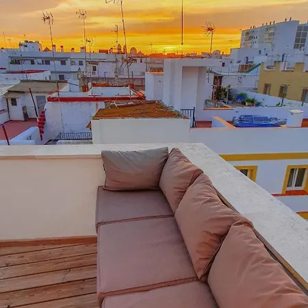 Penthouse With Jacuzzi, And Garaje Grupo Ac Gestion Apartment Cádiz Exterior photo